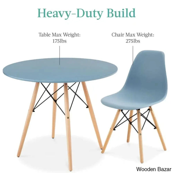 Blaine 4 Seater Stylish Dining Table Set - Wooden Bazar