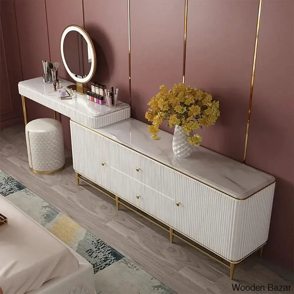 Dressing Table With Cabinet