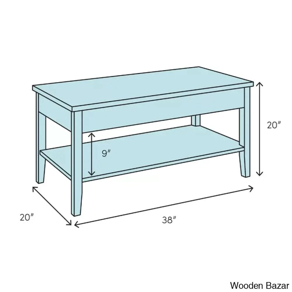 Boa Solid Wood Condo/Apartment Coffee And Center Table Chocolate