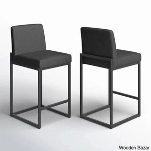 Boisev Swivel Upholstered 24’’ Counter And Bar Stool With Metal Frame (Set Of 2)