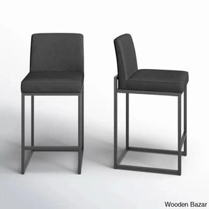 Boisev Swivel Upholstered 24’’ Counter And Bar Stool With Metal Frame (Set Of 2)