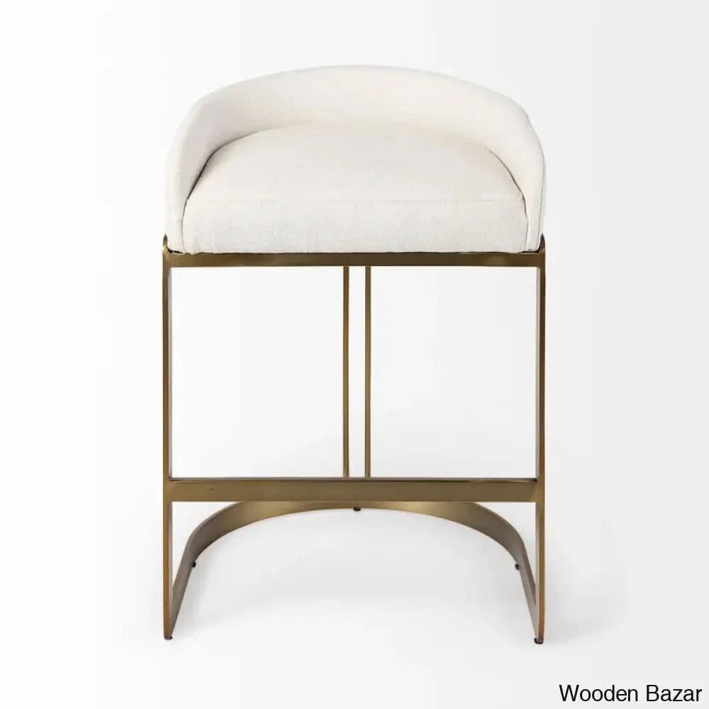 Bradleys Upholstered Counter And Bar Stool With Metal Frame