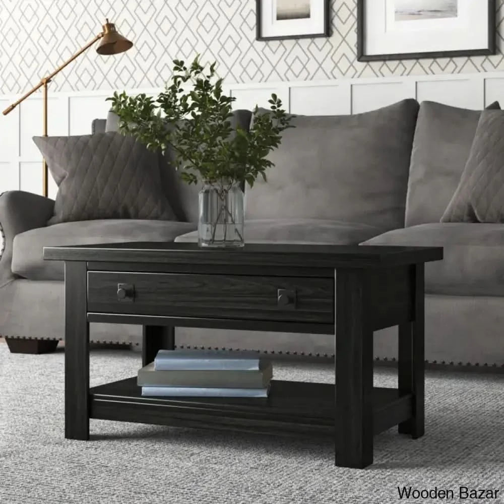 Brainztree Coffee And Center Table Black