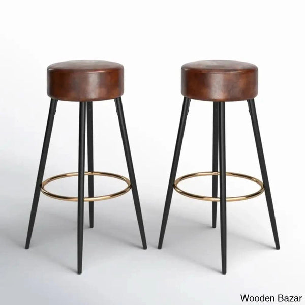 Bremenc Swivel Bar & Counter Stool (Set Of 2)