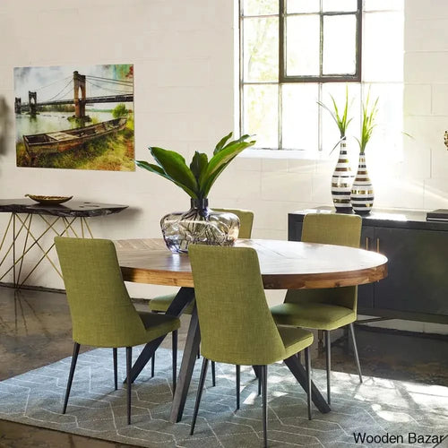 Brenner Oval Dining Table With Timeless Treasures For Your Home Natural Teak Finish