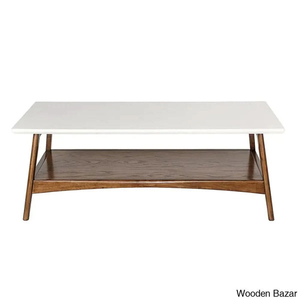Brenton 4 Legs Coffee Table With Storage And Center Table
