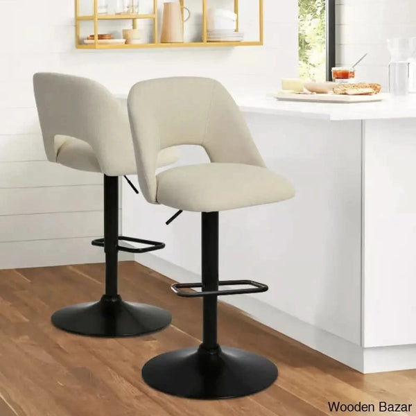 Bridgettec Swivel Adjustable Height Counter And Bar Stool (Set Of 2)
