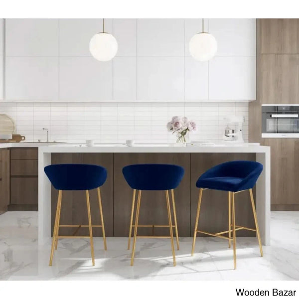 Briellew Swivel 25.75’’ Counter And Bar Stool (Set Of 2)