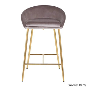 Briellew Swivel 25.75’’ Counter And Bar Stool (Set Of 2)