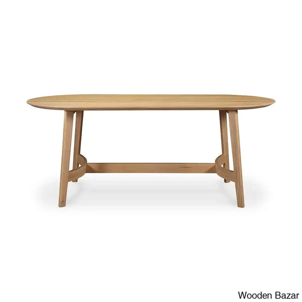 Brom Dining Table For Timeless Design In Teak Wood