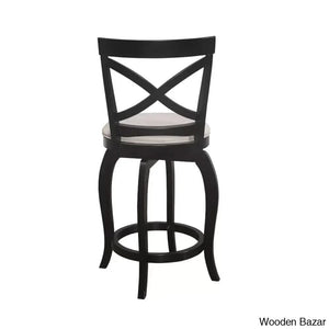 Brumbacky Swivel Upholstered Counter And Bar Stool