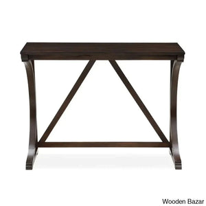 Bryce New 2 Seater Wooden Trestle Dining Set - Bazar
