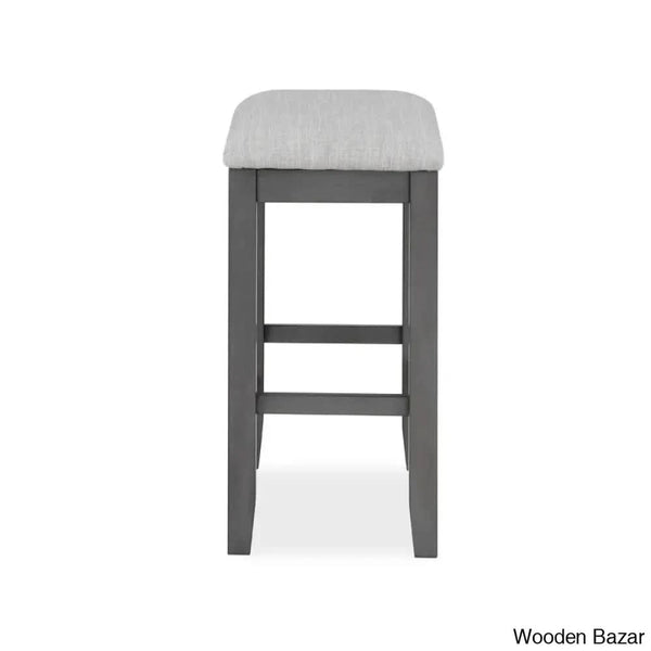 Bryce New 2 Seater Wooden Trestle Dining Set - Bazar