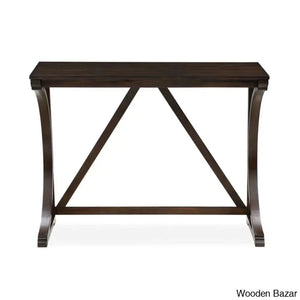 Bryce New 2 Seater Wooden Trestle Dining Set - Bazar