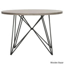 Brygidas Trestle Coffee And Center Table Light Brown/Black