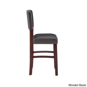 Caldwello Swivel Upholstered Counter And Bar Stool