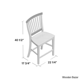 Carlousy Swivel Solid Wood Counter And Bar Stool
