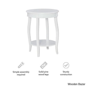 Bedside Table - Wooden Bazar