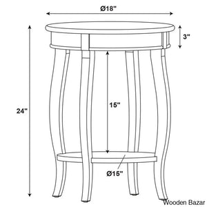 Bedside Table - Wooden Bazar