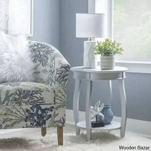 Bedside Table - Wooden Bazar