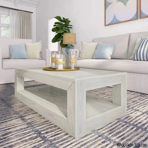 Casmeyl Premium Materials Floor Shelf 40.75’’ Coffee And Center Table With Storage