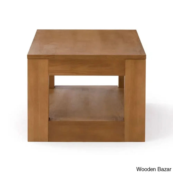 Casmeyl Premium Materials Floor Shelf 40.75’’ Coffee And Center Table With Storage