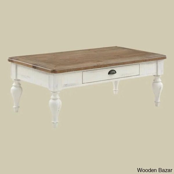 Casparn Coffee And Center Table White