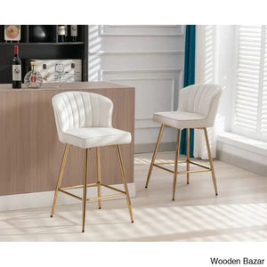 Cavillz Swivel Upholstered 25.5’’ Counter And Bar Stool With Metal Frame