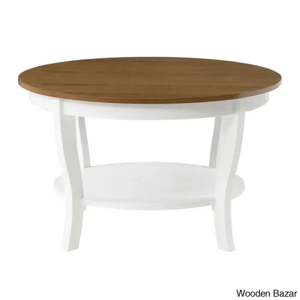 Chadwick 30’’ Coffee Table With Shelf And Center Table