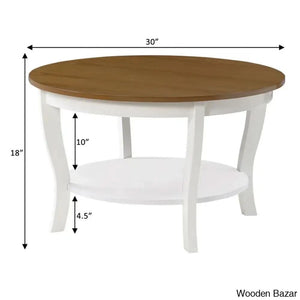 Chadwick 30’’ Coffee Table With Shelf And Center Table