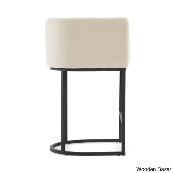 Charneys Swivel Upholstered 27’’ Counter And Bar Stool (Set Of 4)