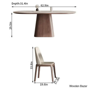 Chatillion 6 Seater Modern Slate Dining Table Set Sleek And Chairs For Minimalist Spaces