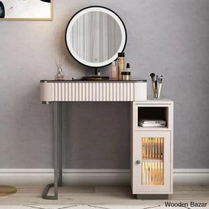 Chiquitha Vanity Dressing Table With Lighted Mirror