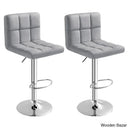 Colebrooko Swivel Upholstered Adjustable Height Counter And Bar Stool With Metal Frame (Set Of 2)