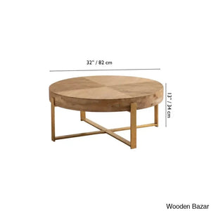 Corderiha Solid Wood Top Single Coffee And Center Table