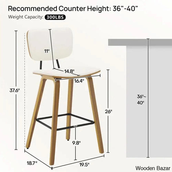 Corr Swivel 26’’ Upholstered Counter Height And Bar Stools