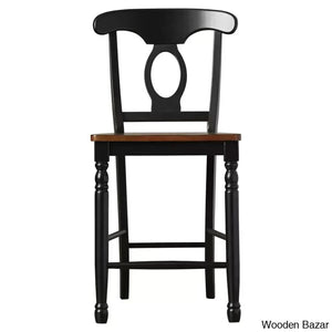 Courtdalen Swivel Solid Wood 24’’ Counter And Bar Stool (Set Of 2)