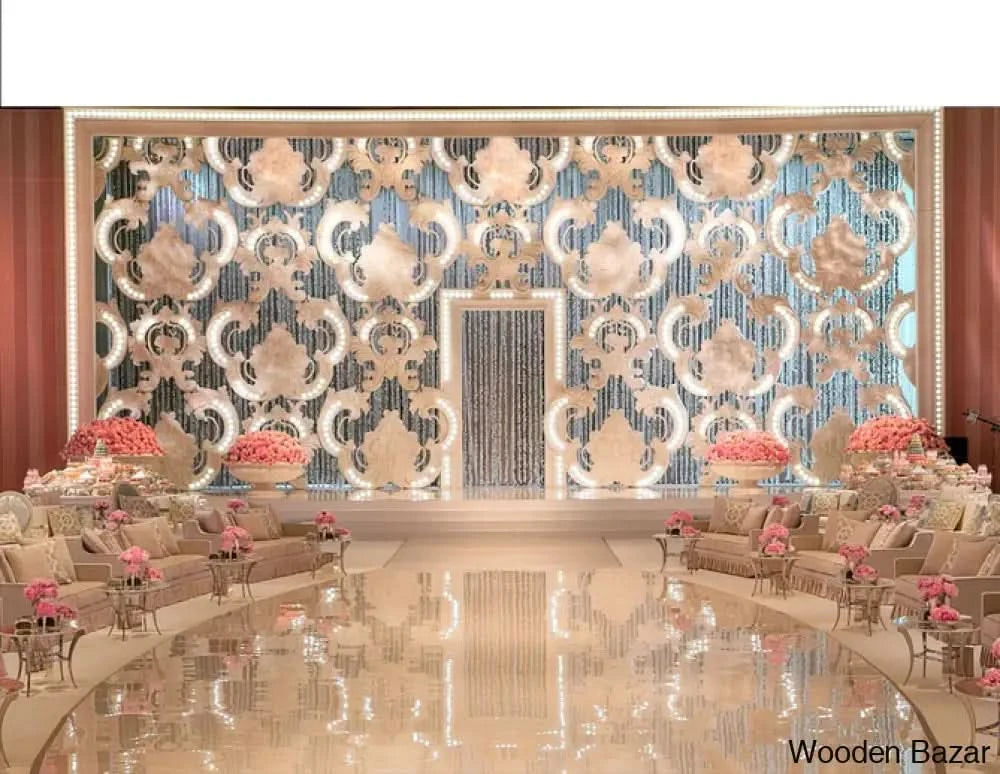 Curio Handmade Fiberglass Stage Wedding Decor - Wooden Bazar