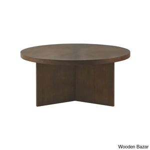 Cutheberty Walnut Wood Coffee Table And Center Table