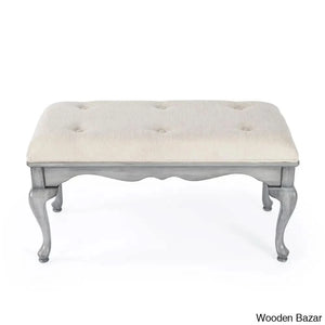 Daena Modern Grace Upholstered Bench - Wooden Bazar