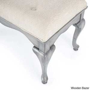 Daena Modern Grace Upholstered Bench - Wooden Bazar
