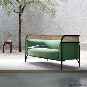Dannifer Solid Wood Two-Seater Sofa With Empowered Living With Elegant Design