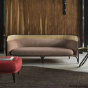 Dannifer Solid Wood Two-Seater Sofa With Empowered Living With Elegant Design Pink Remix / 3 Seater