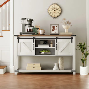 Ordonez 31.9'' H Rectangular Console Table with Shelf  Wooden Bazar