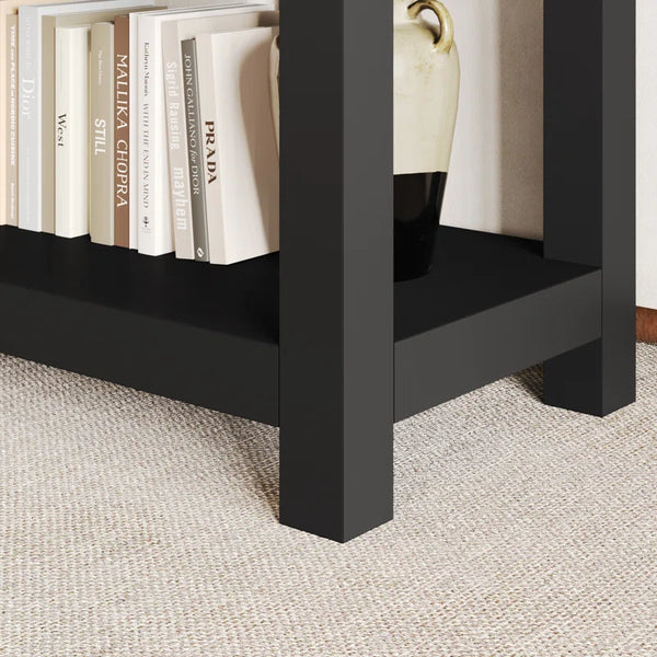 Latiasha 35.4" Console Table with Drawers and Cabinet  Wooden Bazar