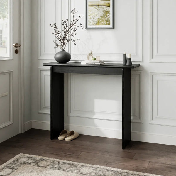 Aastha Slim Entryway Console Table – Modern Hallway Table  Wooden Bazar