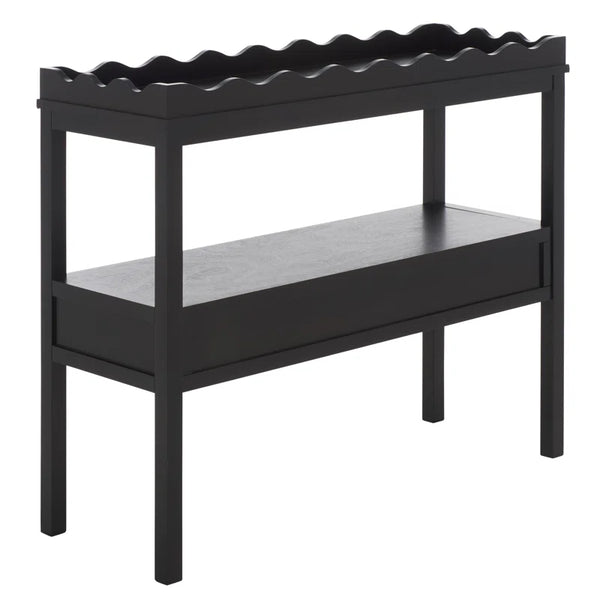 Hibbitts 2-Drawer Console Table  Wooden Bazar
