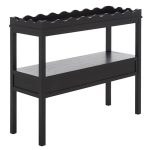 Hibbitts 2-Drawer Console Table  Wooden Bazar