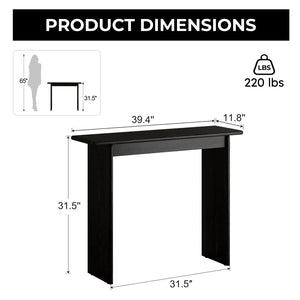 Aastha Slim Entryway Console Table – Modern Hallway Table  Wooden Bazar