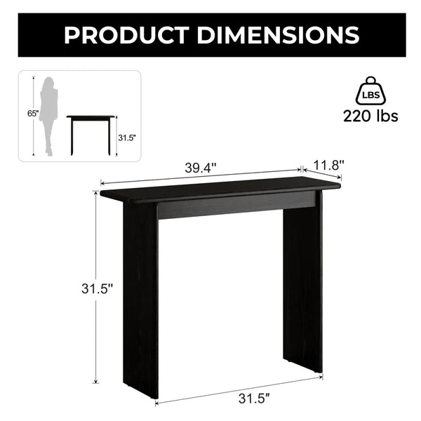 Aastha Slim Entryway Console Table – Modern Hallway Table  Wooden Bazar